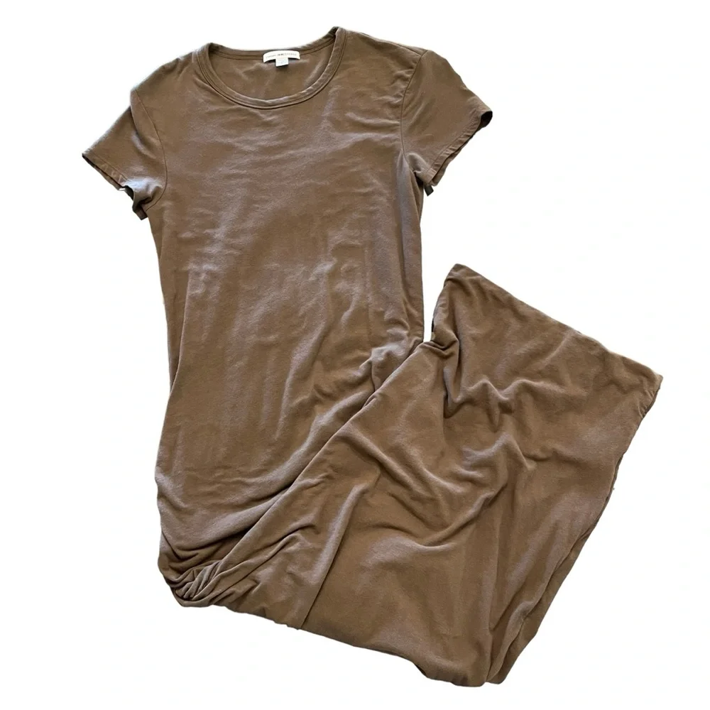 James Perse Classic Skinny Dress - Army Green - Size 2 (S/M) - Picture 10 of 15